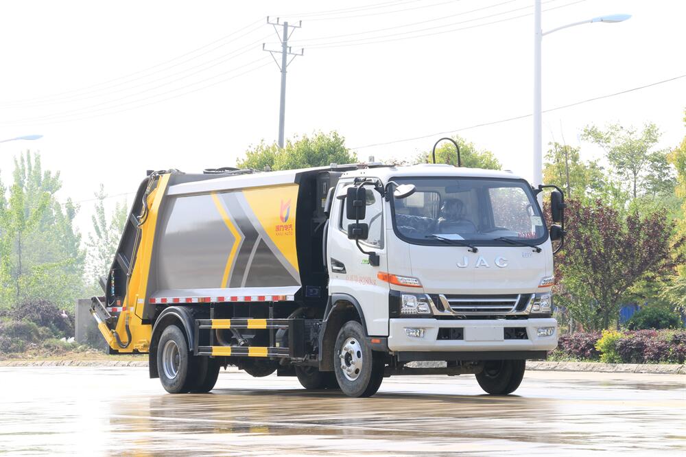 9方壓縮垃圾車-江淮駿鈴V7國(guó)六9方壓縮式垃圾車廠家價(jià)格