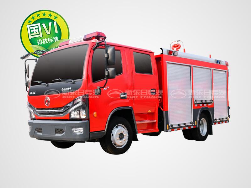 4T泡沫消防車-新東日牌 國(guó)六4T東風(fēng)大多利卡3800軸距泡沫消防車